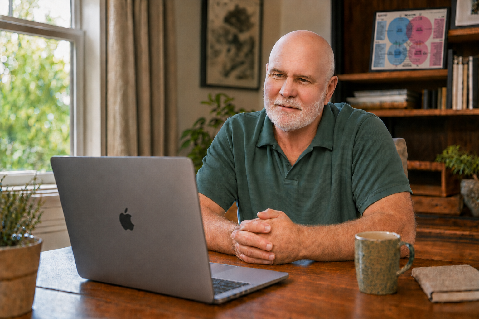 Andrew in a private online conversation